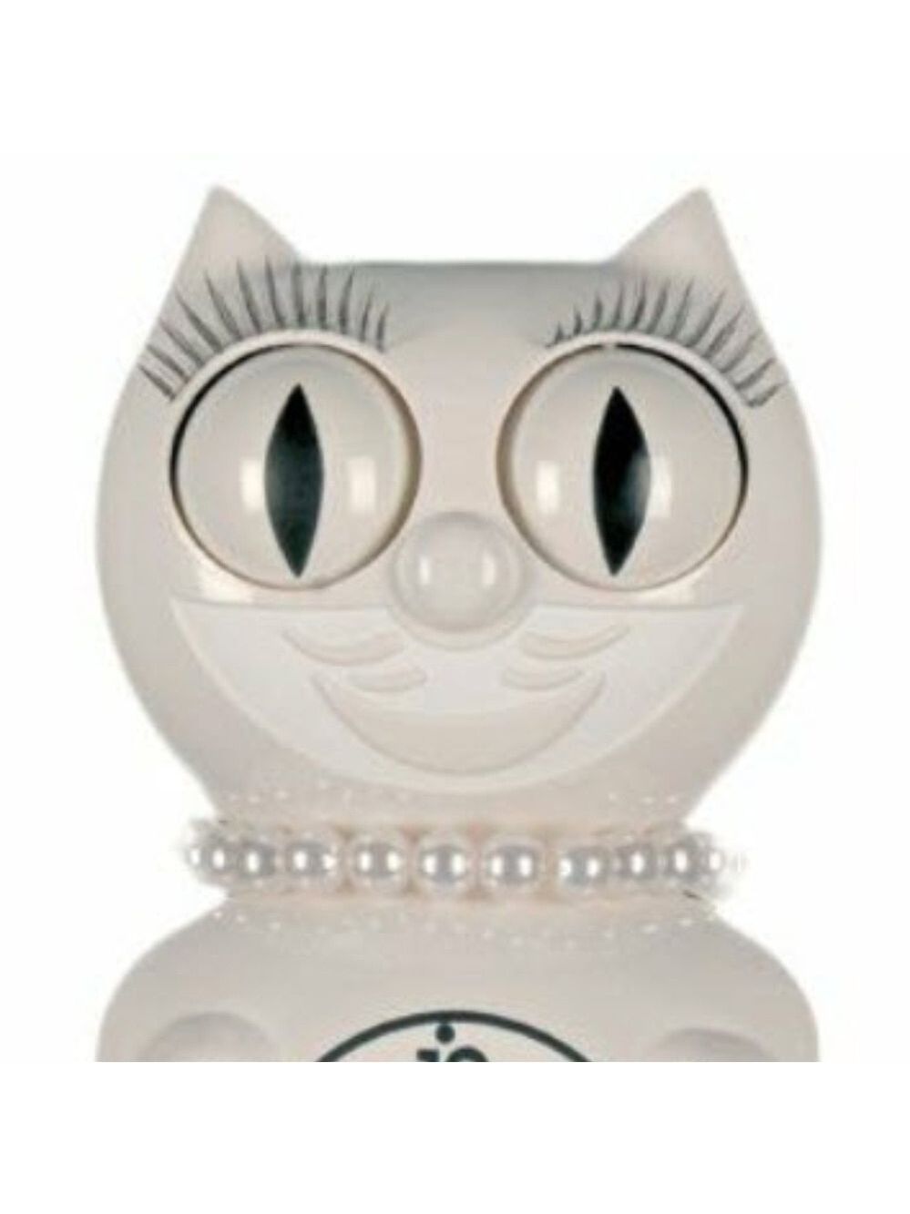 White Lady KIT-CAT CLOCK KAT KLOCK - Picture 3 of 4